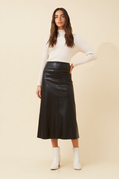 Aubree vegan leather skirt | Buy Online | Rockmans