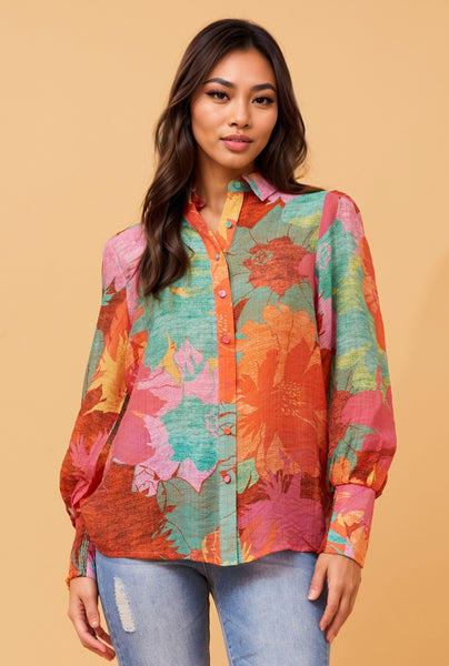 VELLE FLORAL SHIRT main image 0