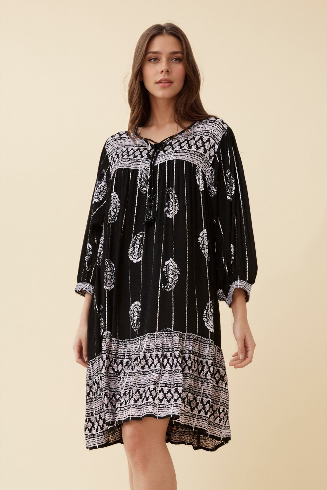 Jozie boho short dress | Buy Online | Rockmans Jozie boho short dress | Buy Online | Rockmans