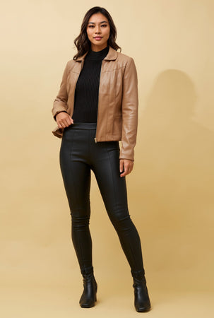 Jaiya vegan leather jacket Buy Online Rockmans